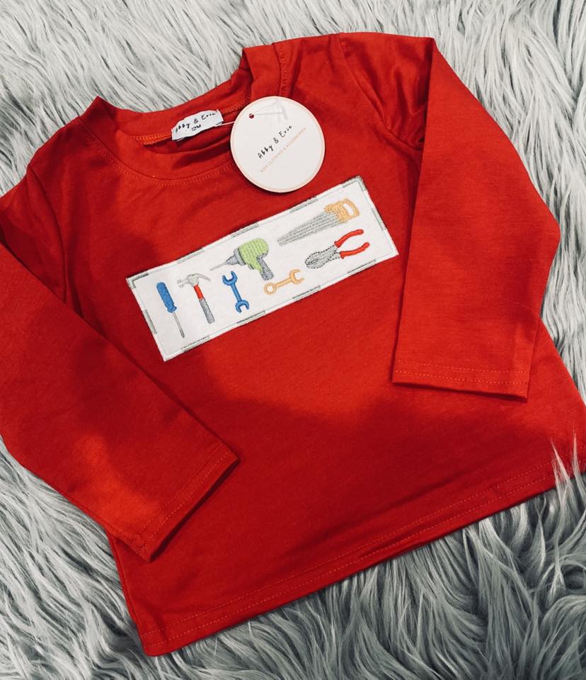 Embroidered Tool Tee 12m