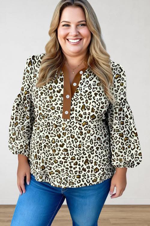 Leopard Balloon Top