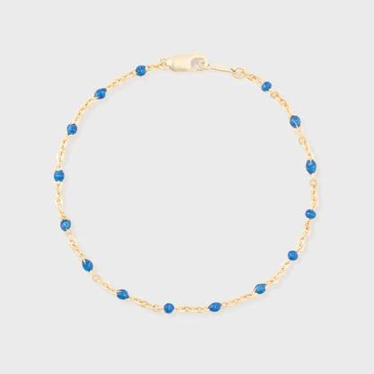 blue daisy bracelet