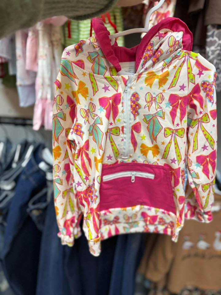 Hooded Bow Pullover
