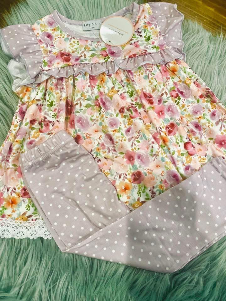 Lavender Floral Set