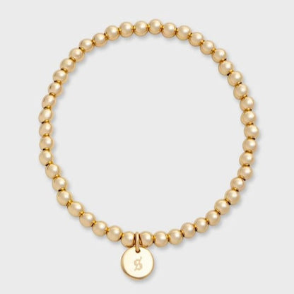 old english initial juno bracelet (4mm)