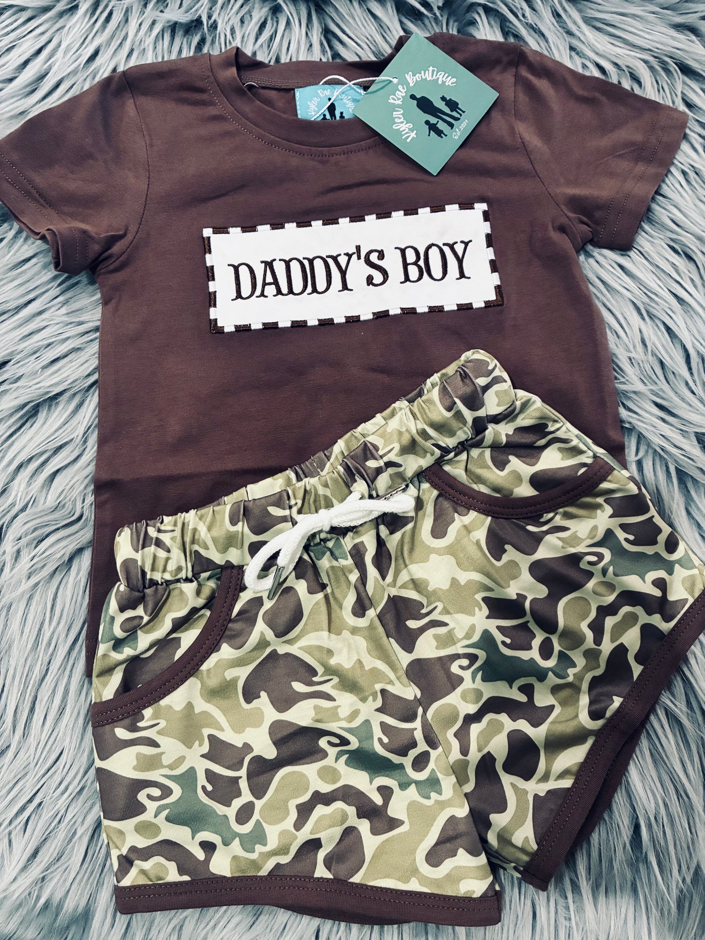 Camo Daddy’s Boy Set