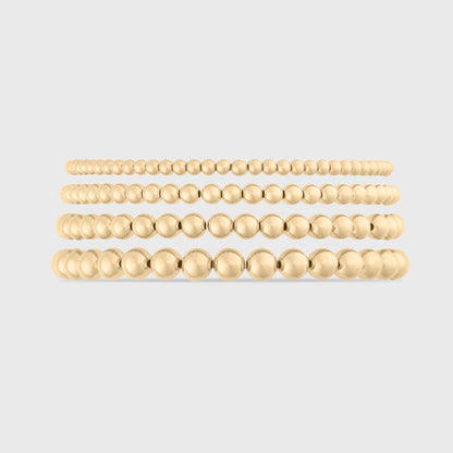 juno bracelet four stack (3+4+5+6mm)