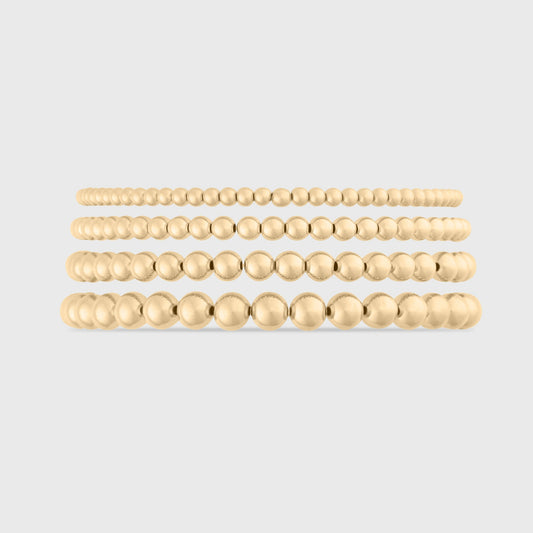 juno bracelet four stack (3+4+5+6mm)