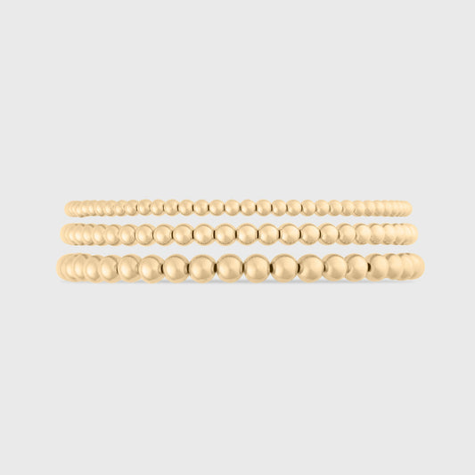 juno bracelet triple stack (3+4+5mm)