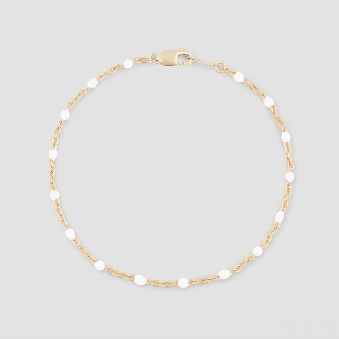 white daisy bracelet