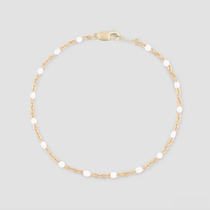 white daisy bracelet